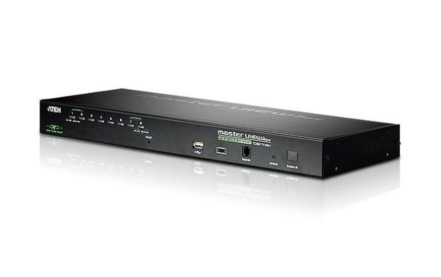 KVM Switch CS1708I Version Remote up to 1920x1200<br>8-Port-PS/2-USB-KVM-over-IP-Switch