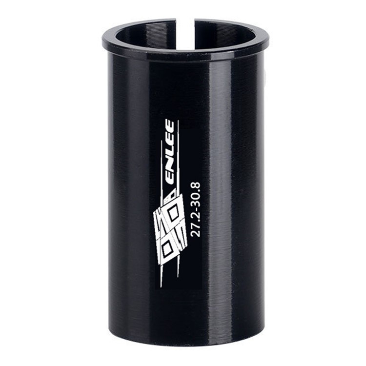 (27.2-30.8mm) Aluminium Fahrrad Sattelstütze Reduzierhülse Velo Sattel Rohradapter - Schwarz