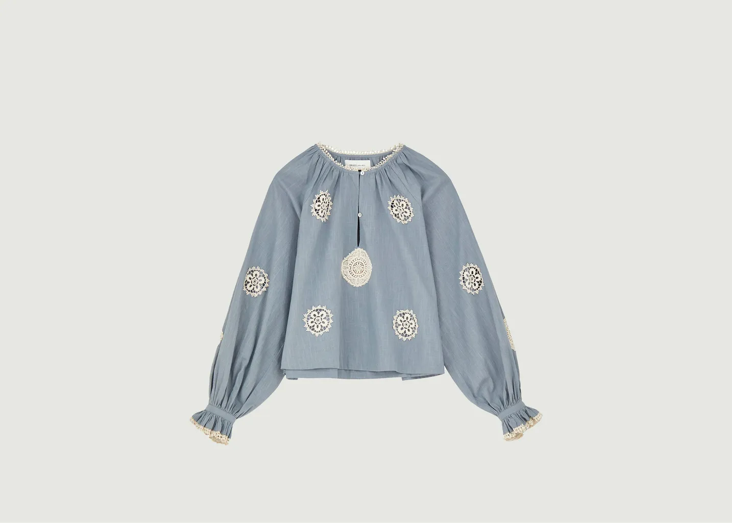 Blouse avec motif ajouré Loretta Skall Studio