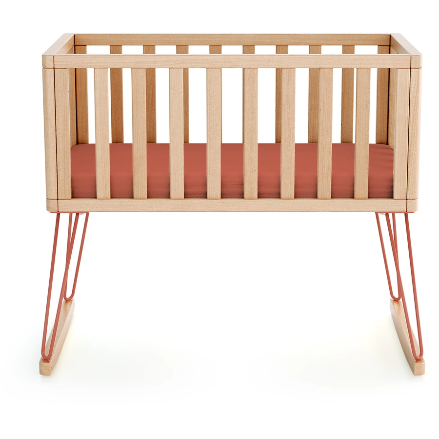 JURABABY Babywiege ONLY 40 x 80 cm Rétro Buche Terrakotta