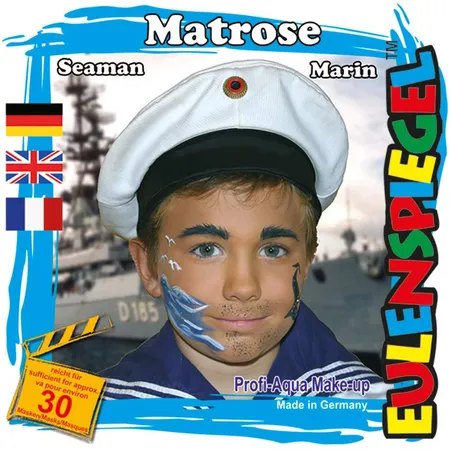 Eulenspiegel Profi-Aqua Make up Matrose