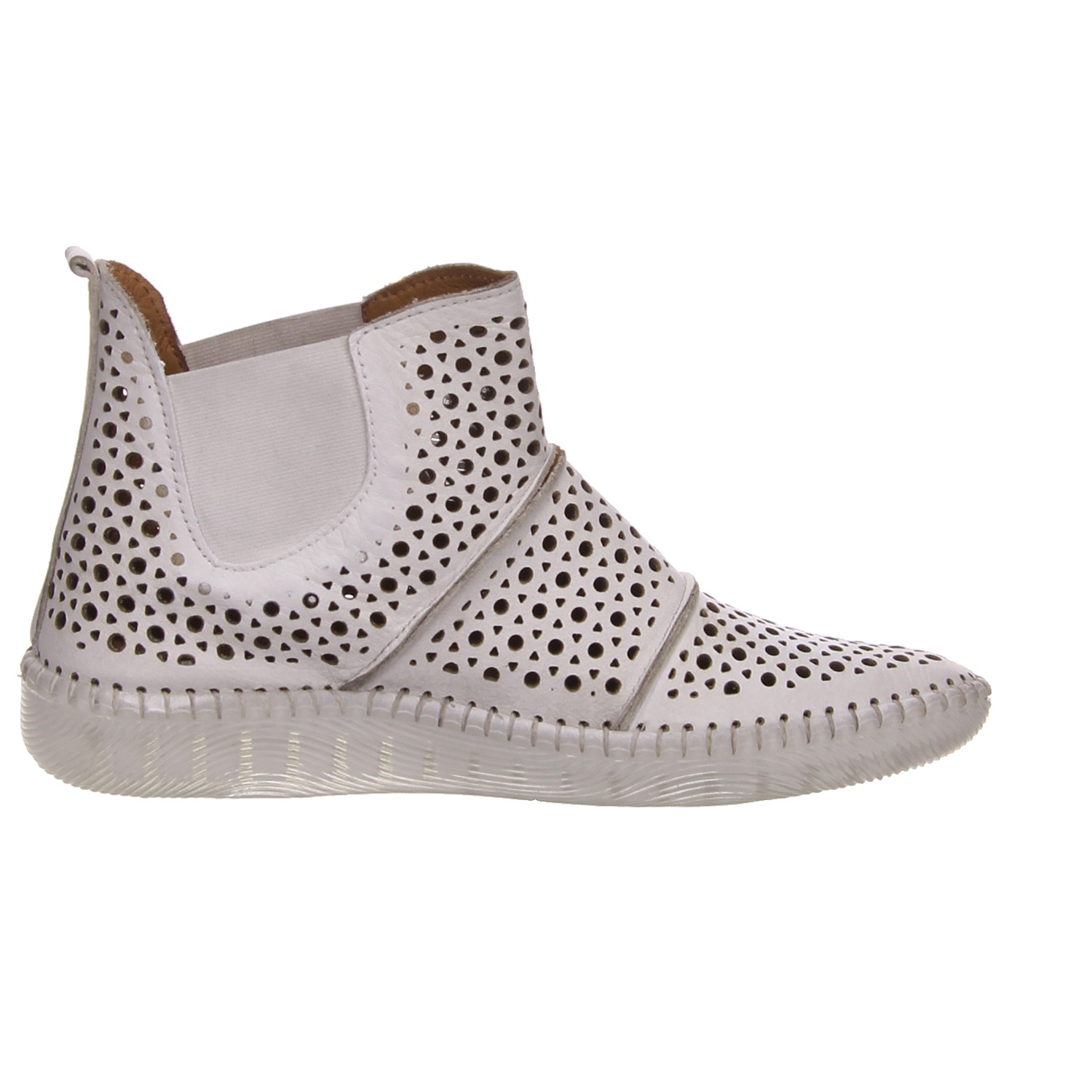 Manitu Stiefelette weiß weiss/weiss kombi