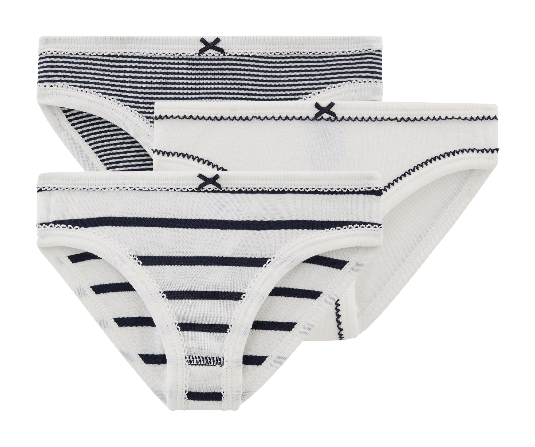 Lot de 3 culottes en coton | Multicolore