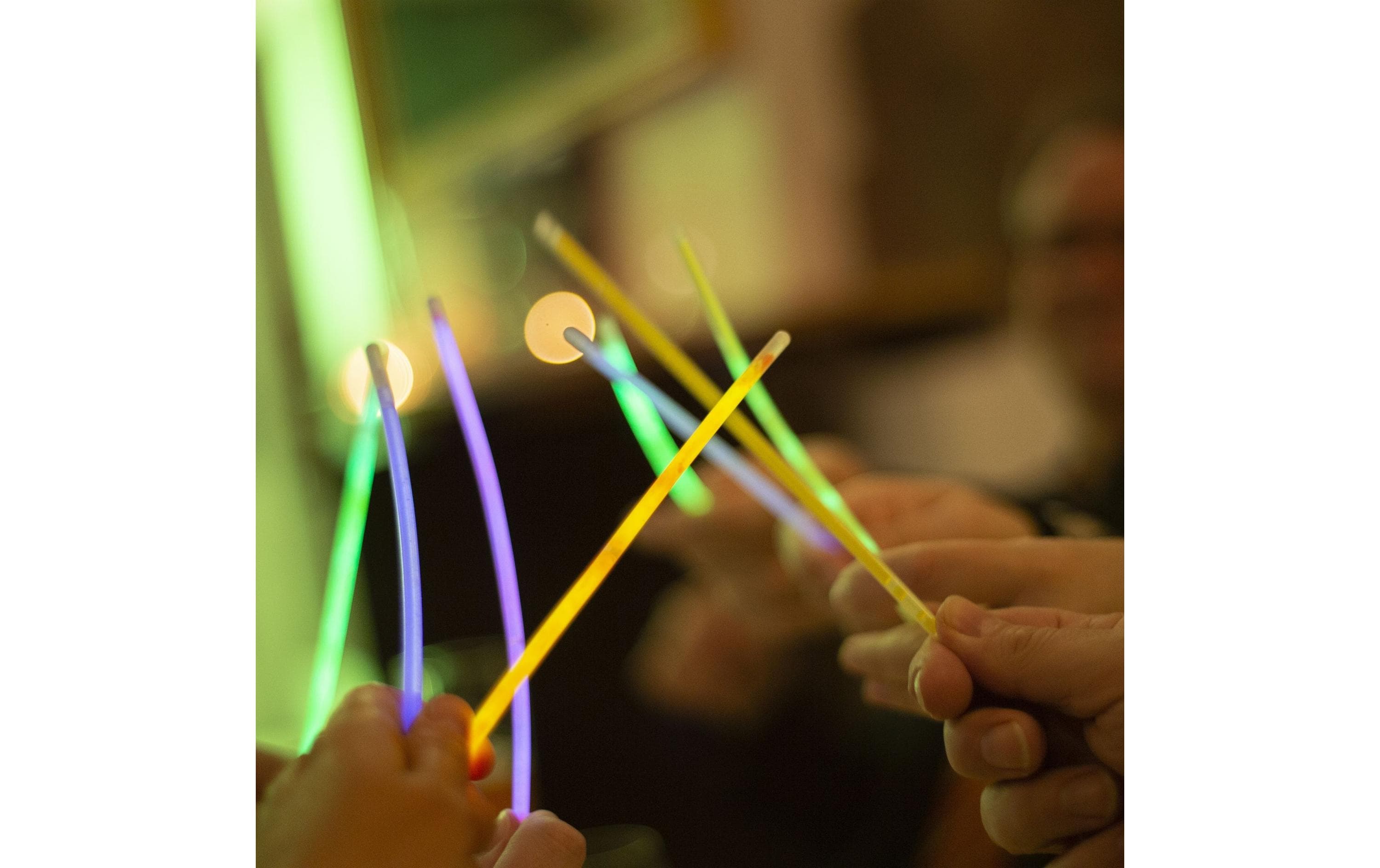 Knicklicht Mehrfarbig 100 Stück, 20 x 0.5 cmLeuchtsticks