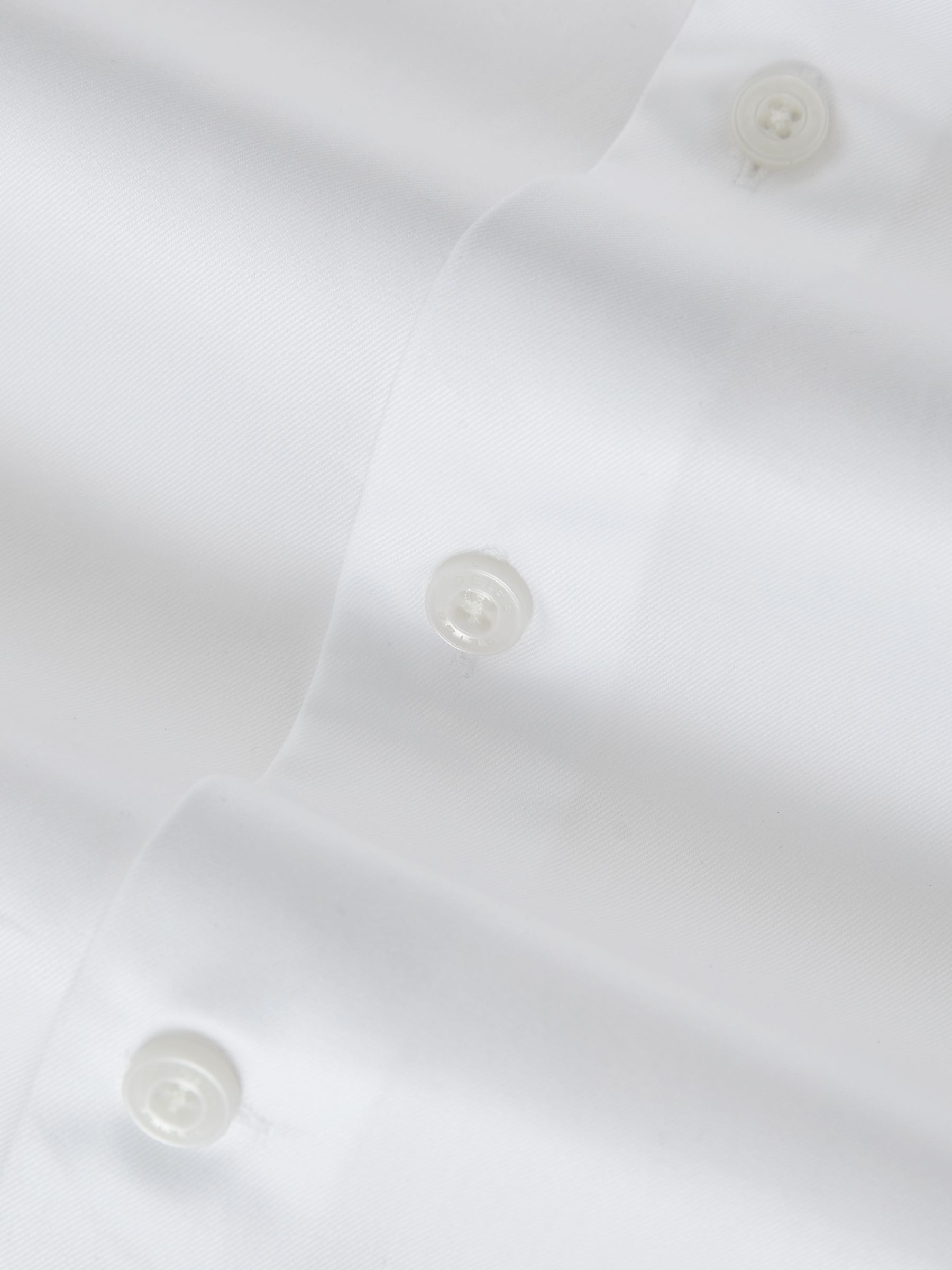 Reiss Storm Double Cuff Double-Cuff Two-Fold Cotton Shirt