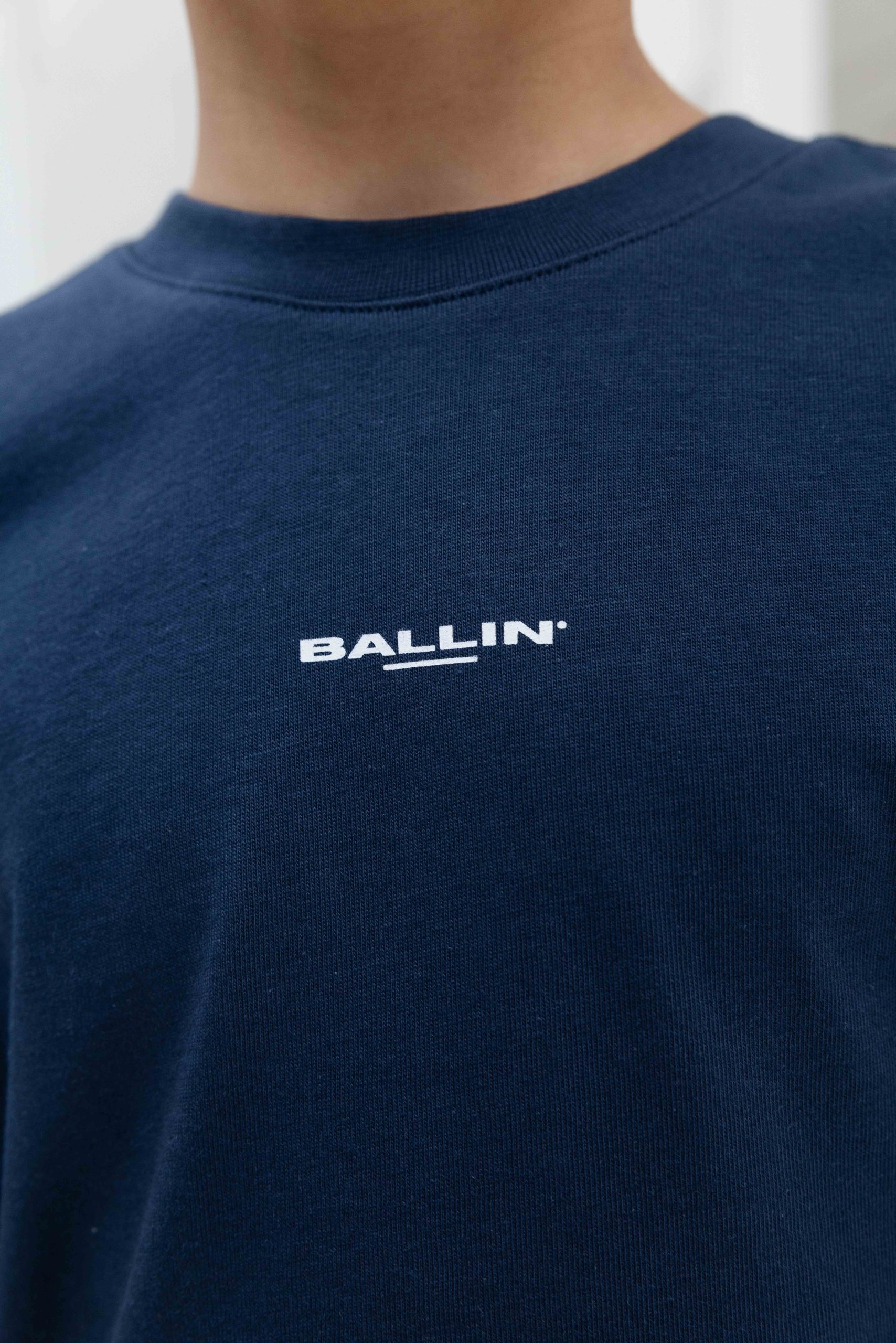 Ballin Amsterdam Abstract Sea Creatures T-Shirt Kids Donkerblauw