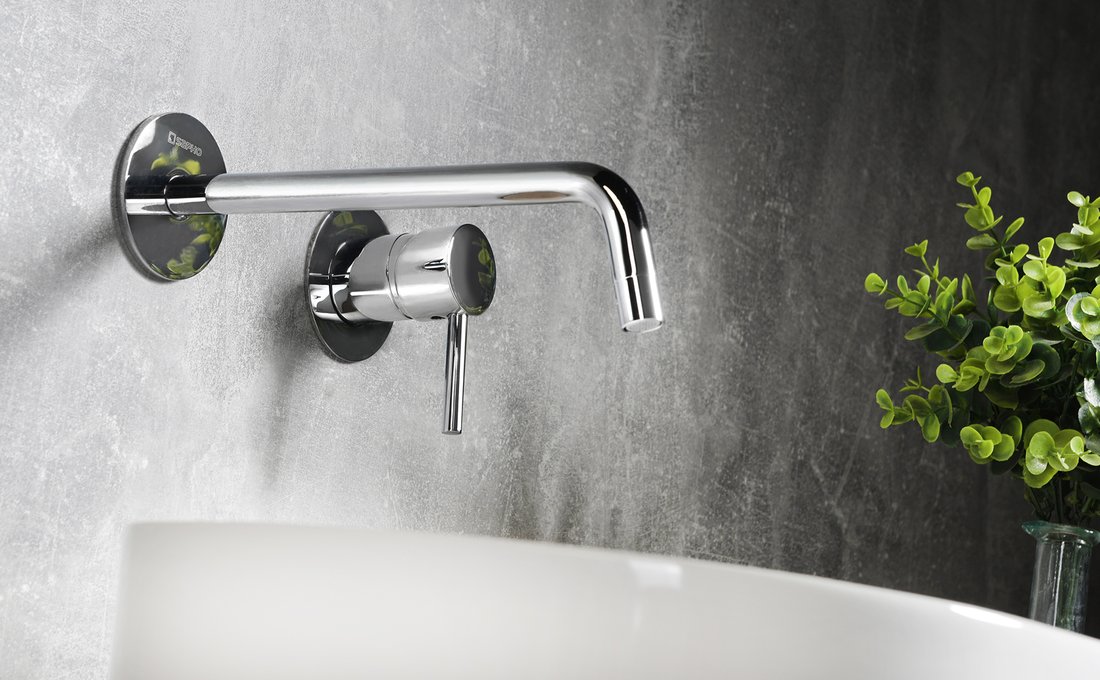Sapho Rhapsody inbouw wastafelkraan 25cm uitloop chroom