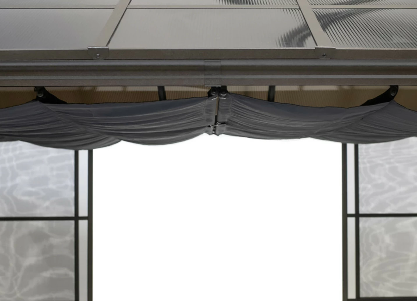 SOJAG Aluminium Pavillon Castel in edlem Bronzeton