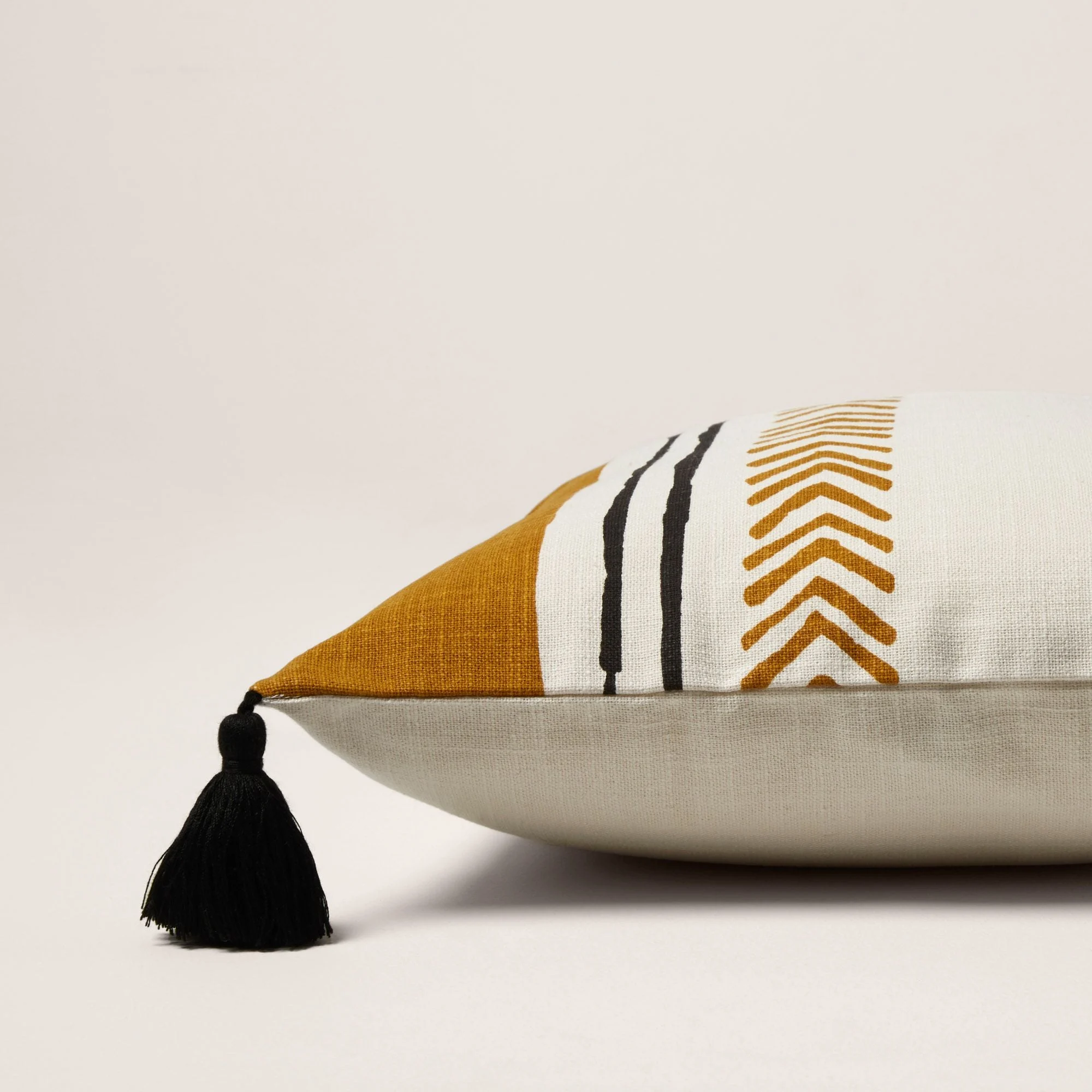 MAHDI - Housse de coussin | Jaune