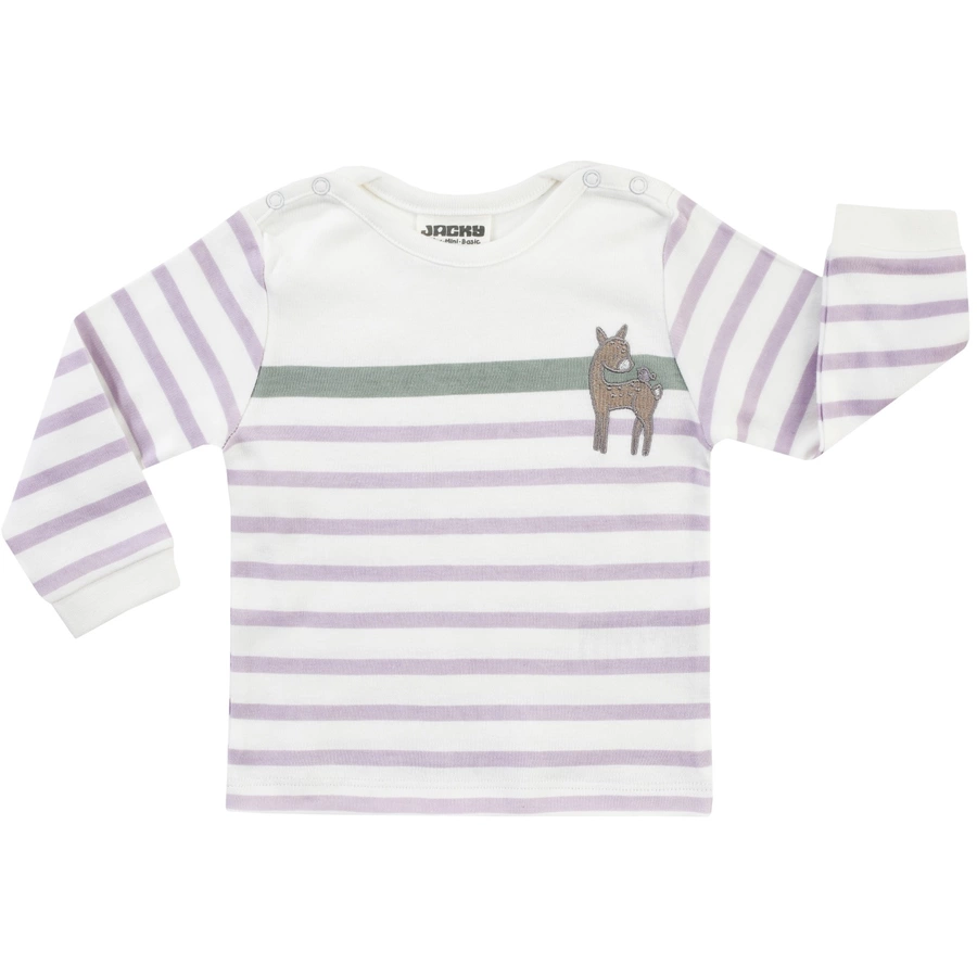 JACKY Langarmshirt WOODLAND TALE off-white  ringel