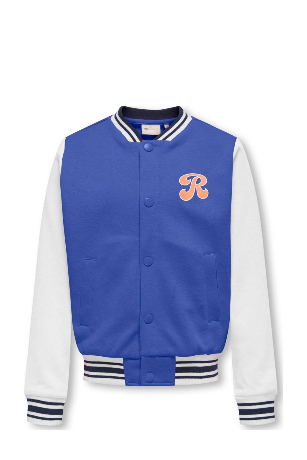 ONLY bomberjack zomer KOGCONNIE felblauw/wit