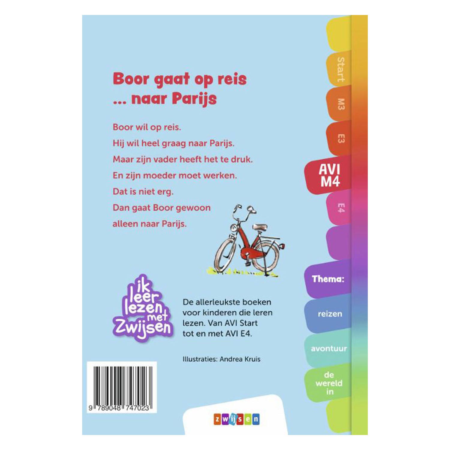 Ik leer lezen - Boor gaat op reis... naar Parijs (AVI-M4)