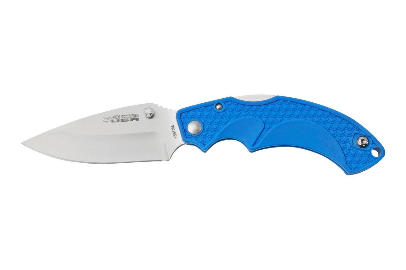 Fox Knives USA Forza Blue Clippoint FKU-AMI-CP BLU zakmes, Mike Vellekamp design