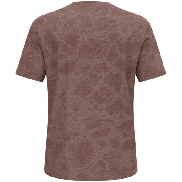 T-shirt running ODLO ZEROWEIGHT ENGINEERED CHILL-TEC T-SHIRT CREW NECK S/S FUDGE MELANGE