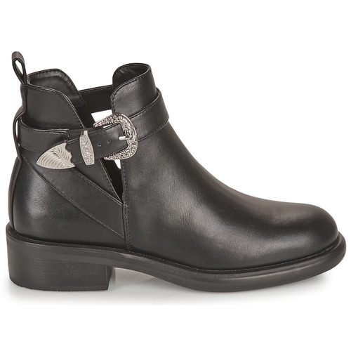 Only - ONLBLOOM-5 PU BUCKLE BOOT - Noir