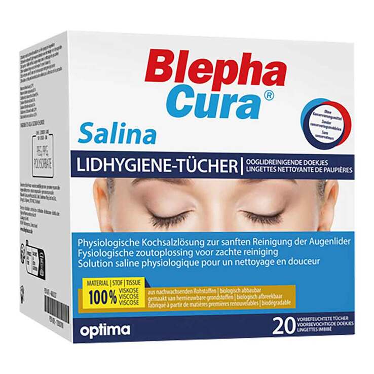 BlephaCura® Salina Lidhygiene-Tücher, 20 St