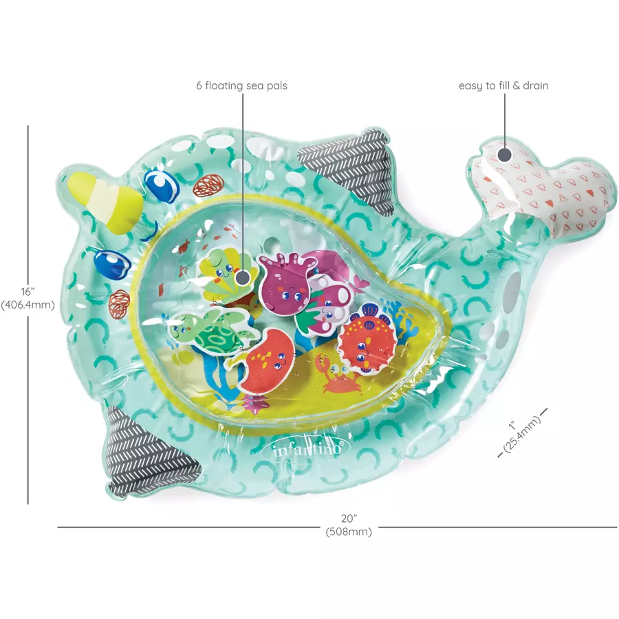 Infantino Pitsch Patsch Wassermatte, Narwal