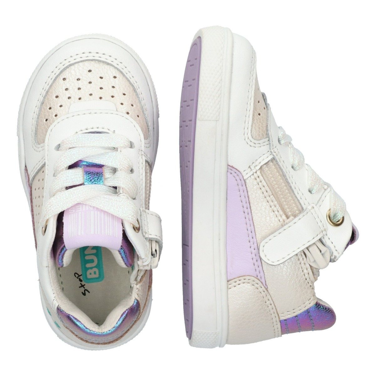 Loran Louw - Lage Sneakers Bunnies Wit