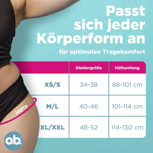 Periodenslip Größe M / L