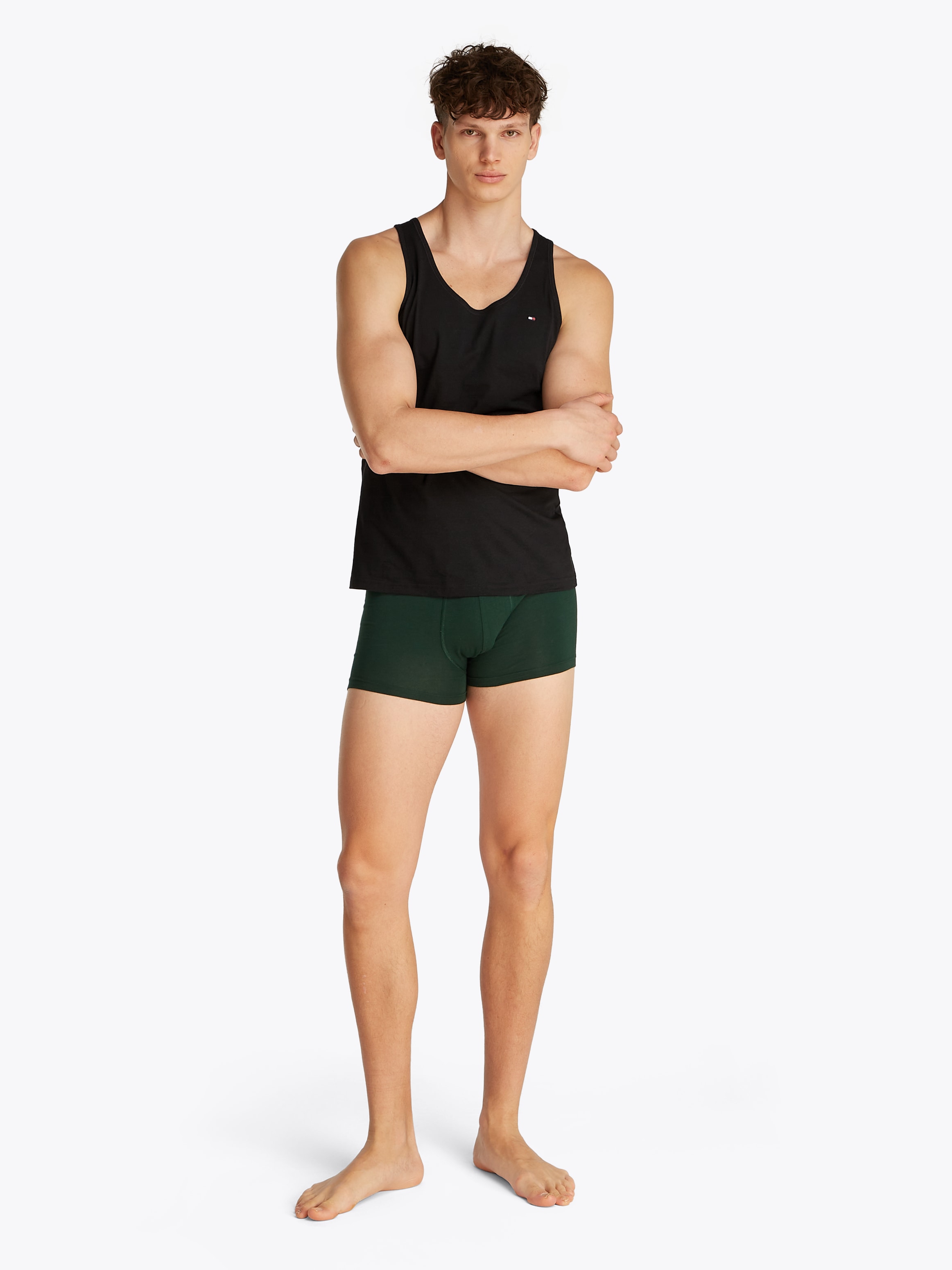 Tommy Hilfiger Underwear Tanktop »3P TANK TOP« Packung, 3er, 3 Stk. tlg. mit Logo-Stickerei