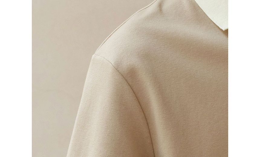 Nightbell - T-shirt met korte mouwen, kraag en contrasterende rand