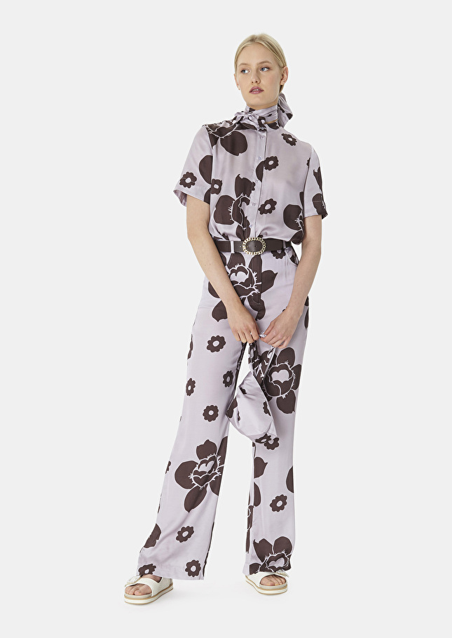 Chemise Caminviolette imprimée fleuri