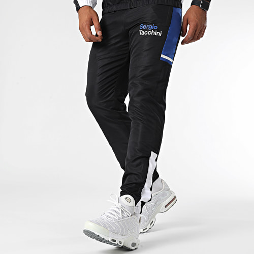 Ensemble De Survetement Text Tracksuit 40316 Noir Blanc Bleu Roi