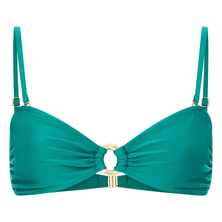 Alma Deia Maillot de bain bustier | Vert émeraude
