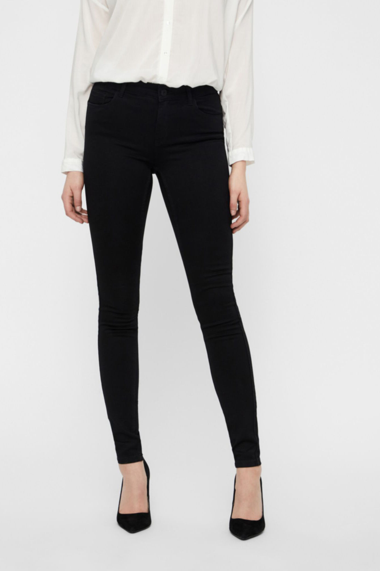 Calça jegging skinny - Preta