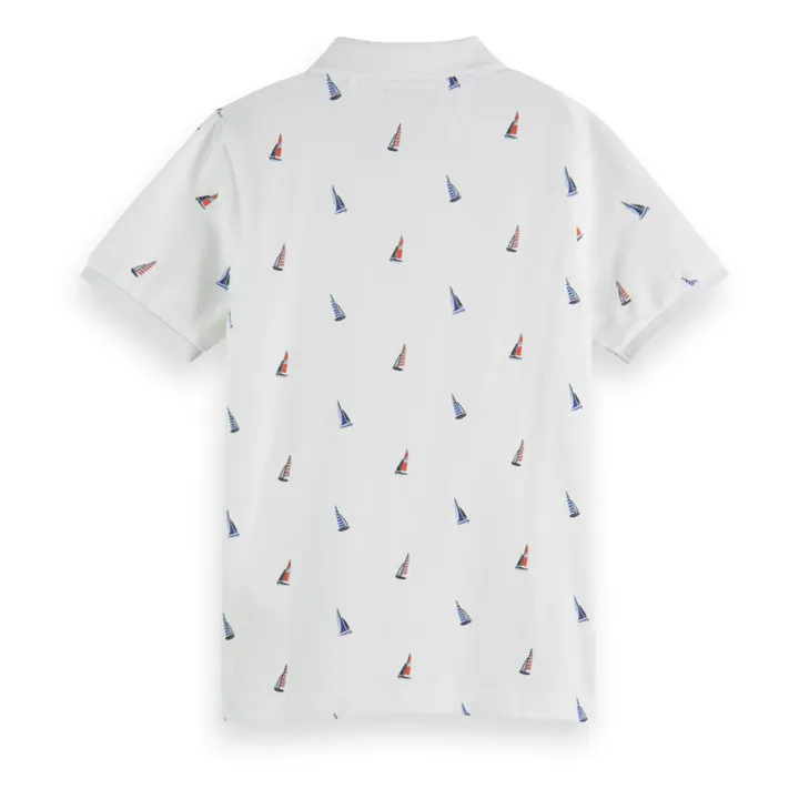 Scotch & Soda Polo Mini Voiles | Blanc