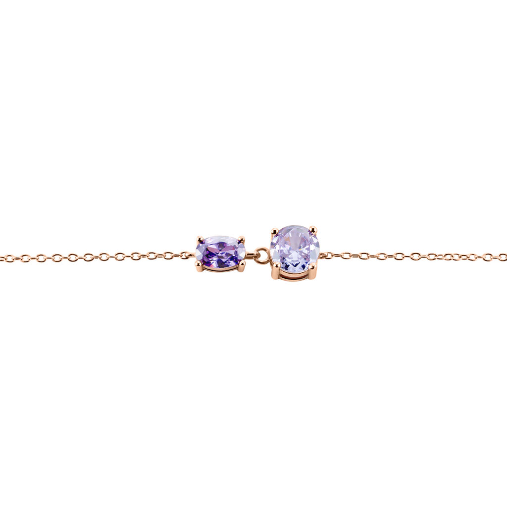 Bracelet Argent Rose Brenna Oxyde De Zirconium