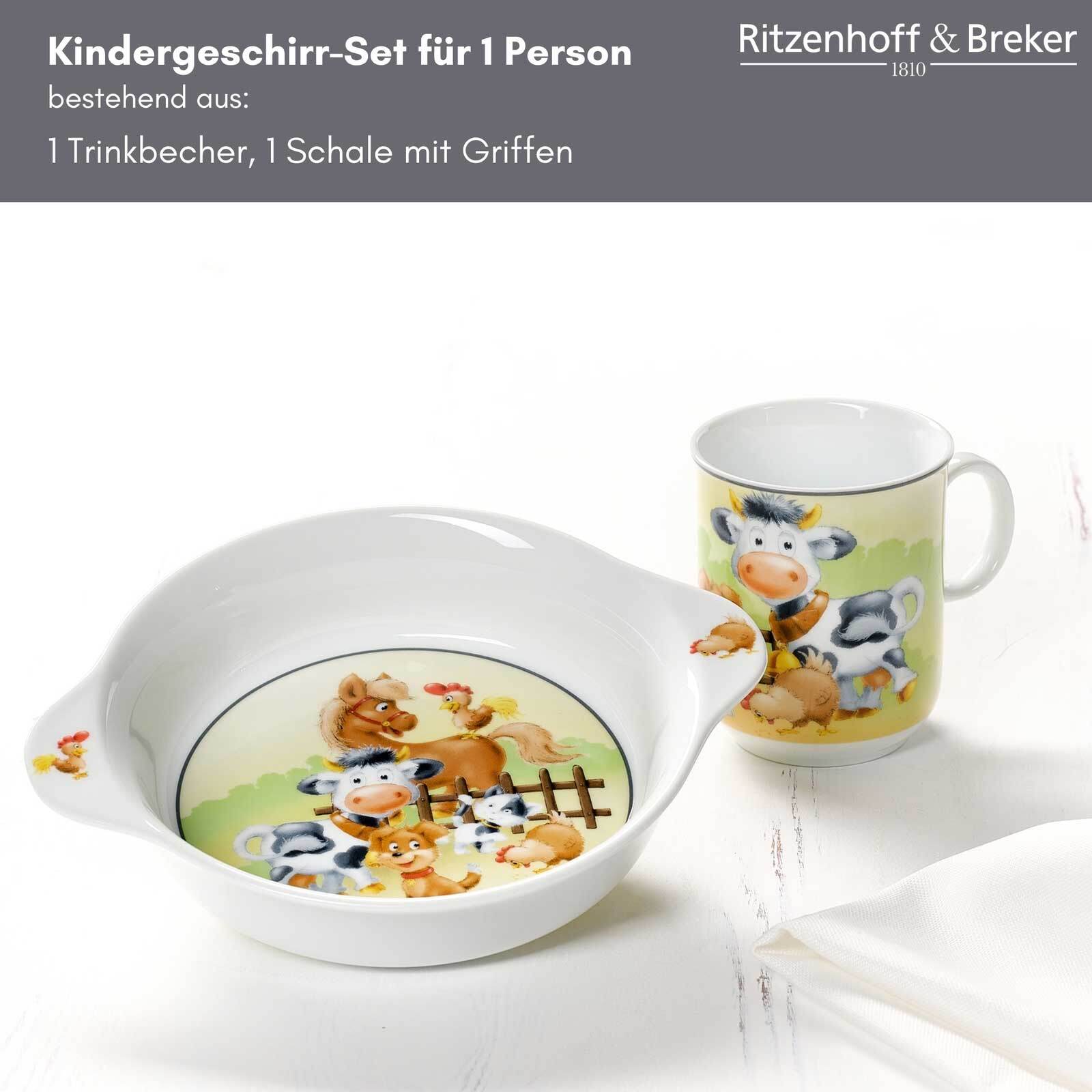 Ritzenhoff & Breker Kindergeschirr Hoftiere