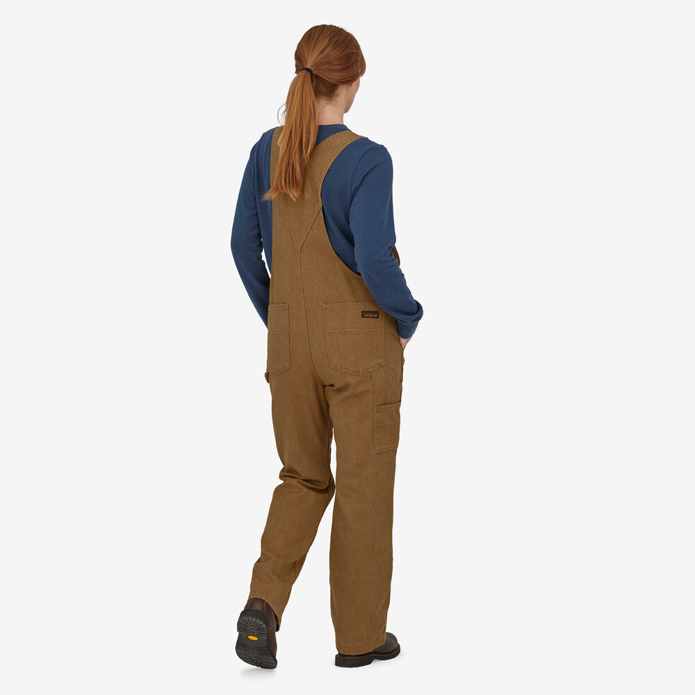 Iron Forge Damen-Latzhose aus Hanf-Canvas – Kurz