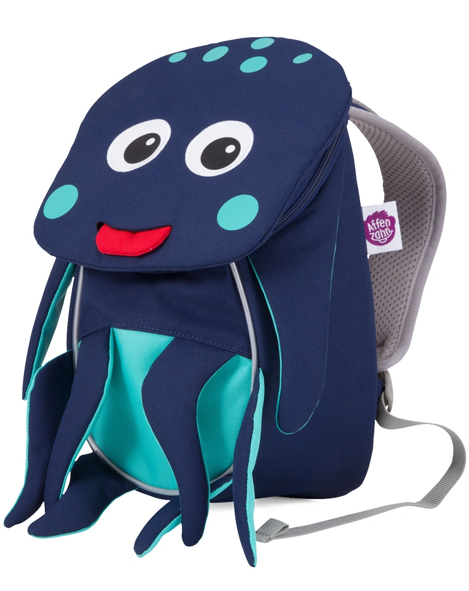 Kinderrucksack KLEINER FREUND  OKTOPUS (17x25x11) in blau