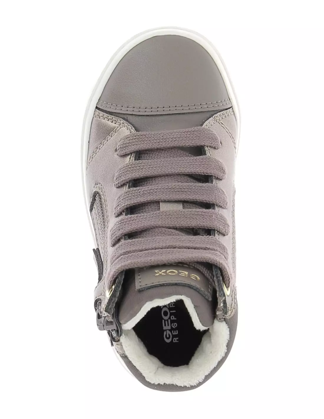 GEOX GISLI - Baskets Smokegreygold