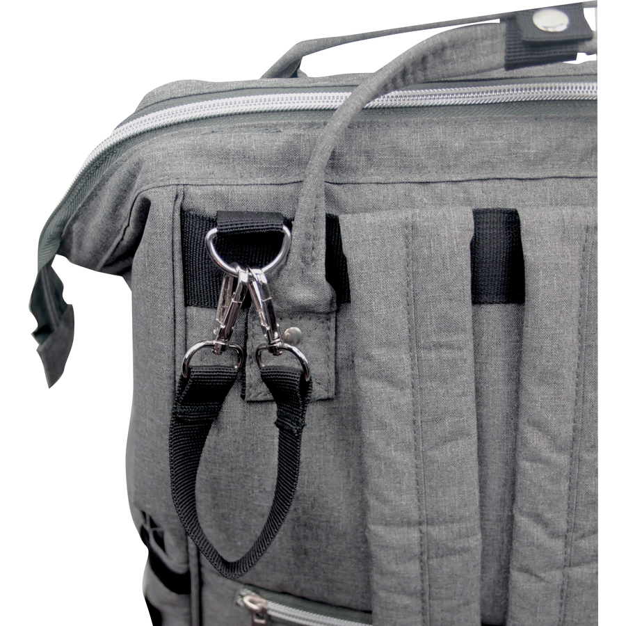 DOOKY Wickelrucksack Large Grey melange