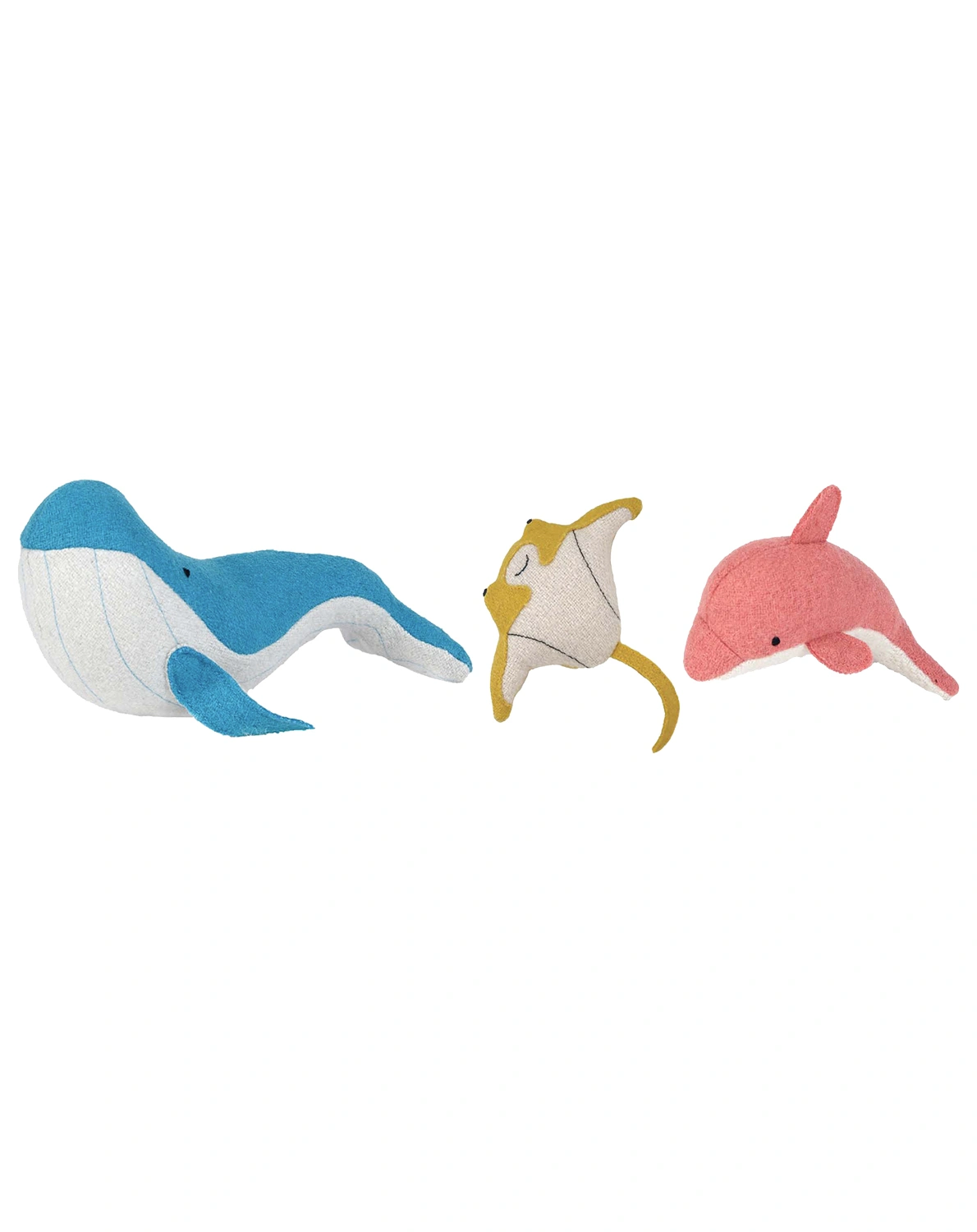 Kuscheltier-Set HOLDIE FOLK -  OCEAN ANIMALS 3-teilig