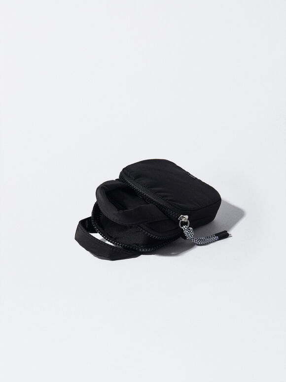 Estojo de nylon para celular - Preto