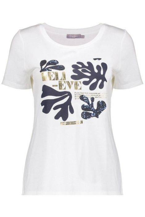 Geisha witte dames t-shirt