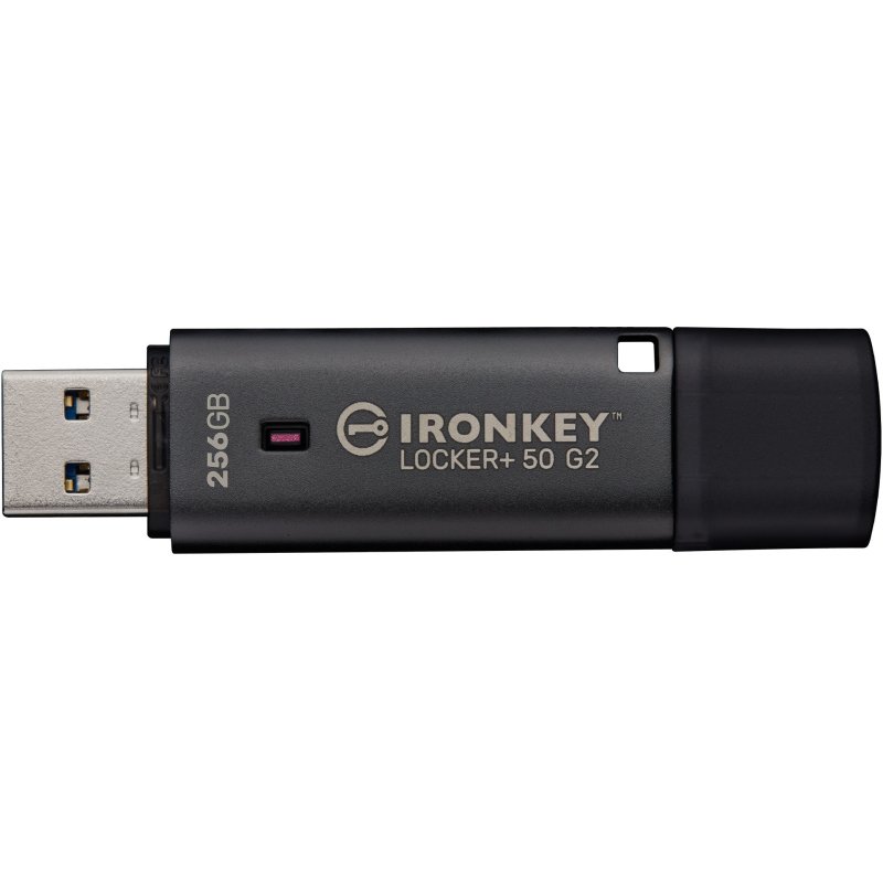 Kingston Technology IronKey 256 Go Locker Plus 50 G2, FIPS 197, AES-256