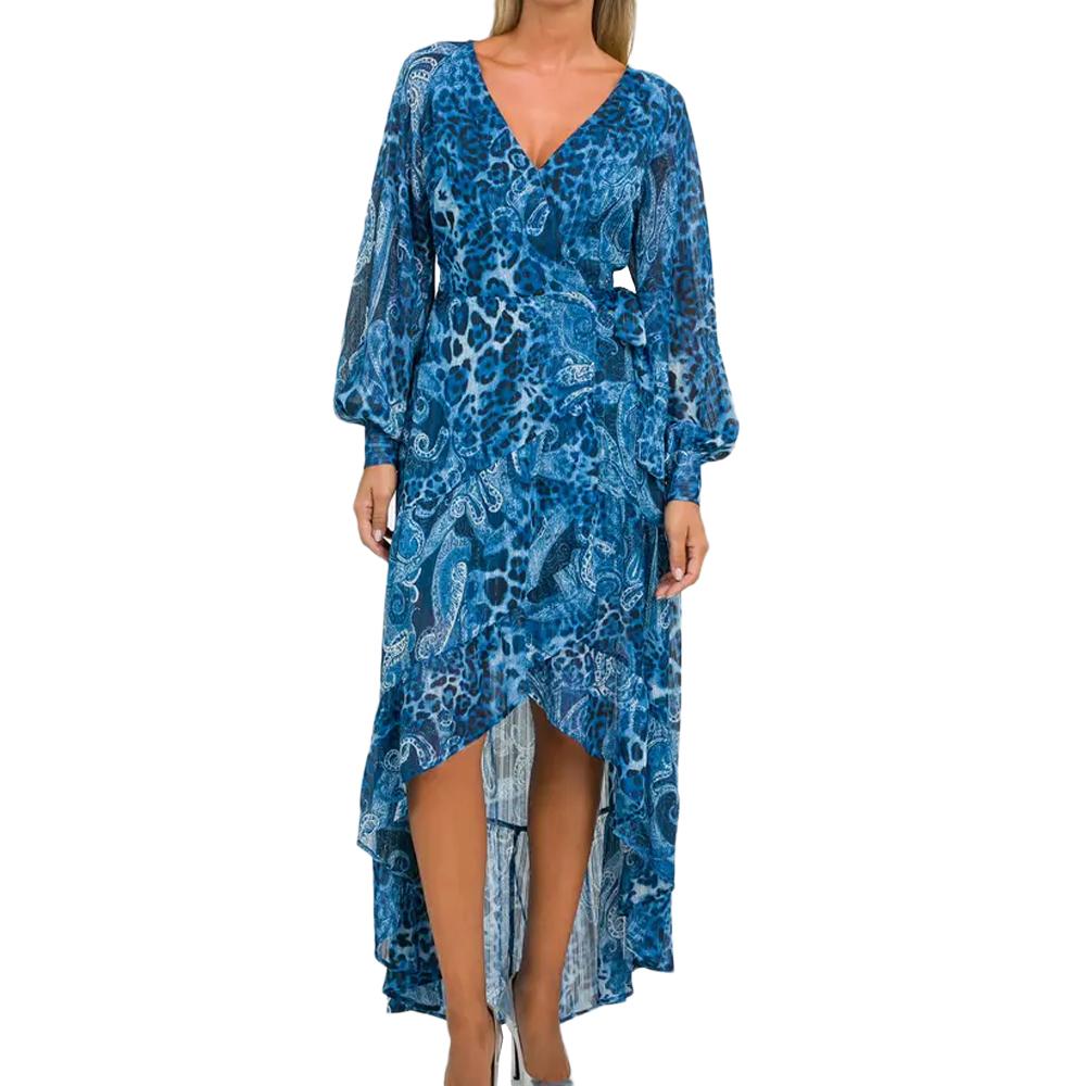 Guess Robe Bleu à Motifs Femme Guess Nuovo Bahia