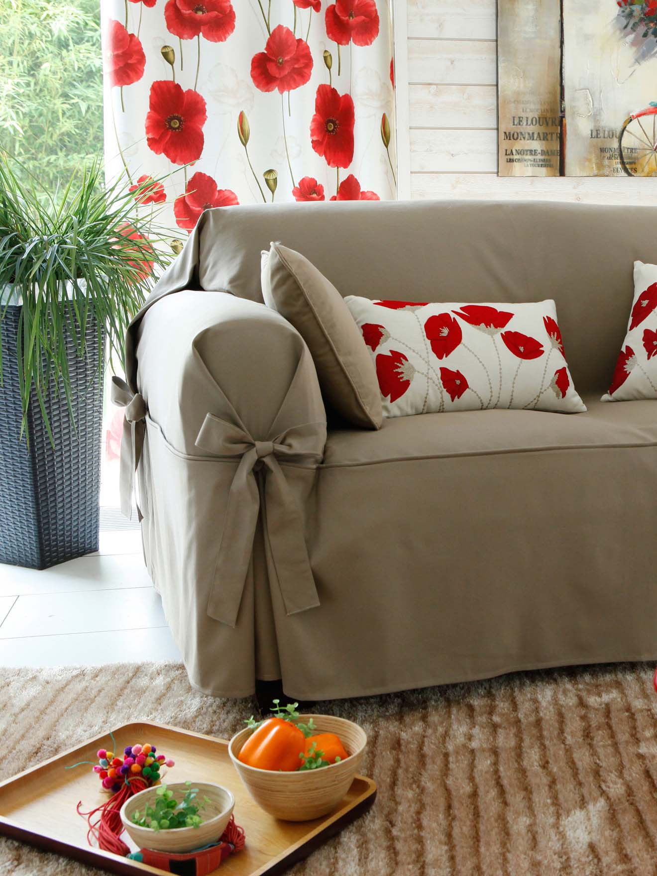 Lot de 2 housses de coussin Aberdeen