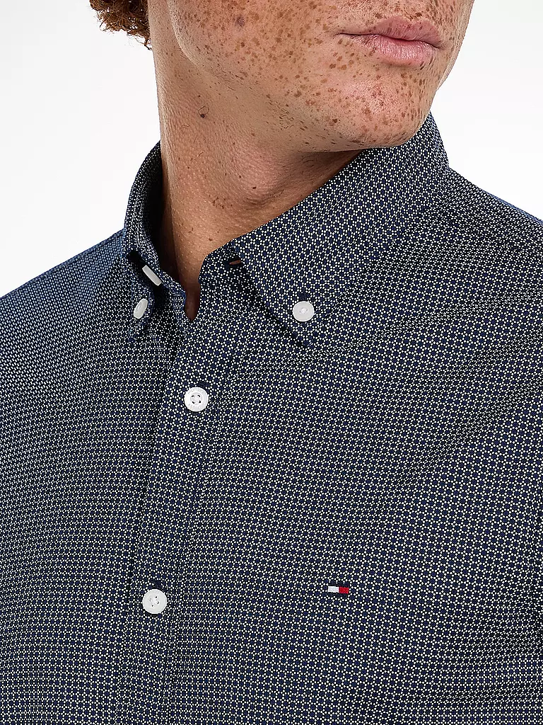 TOMMY HILFIGER Hemd Regular Fit  blau