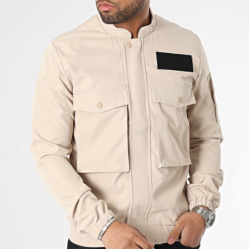 Veste Zippée Beige