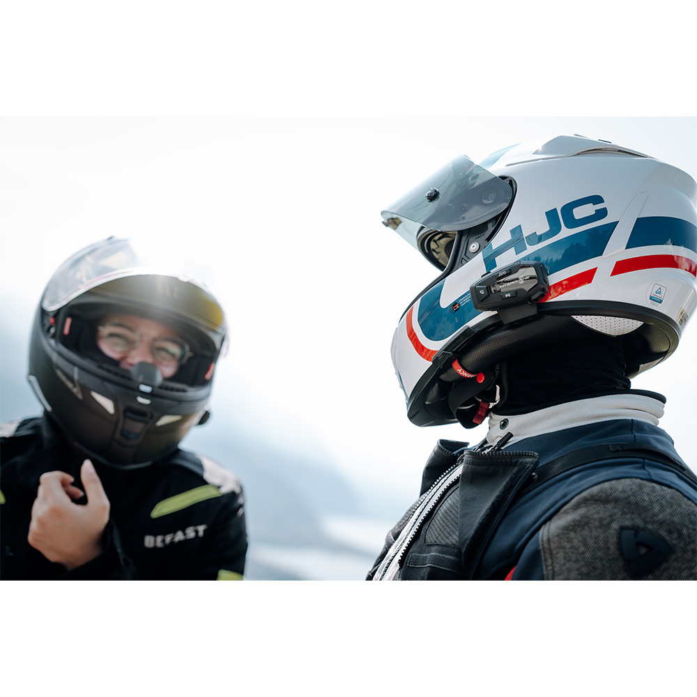 (2er Set) IP67 UCOM 8R Motorrad Helm Intercom Bluetooth Headset 1.6km Reichweite / bis zu 24 Benutzer (INTERPHOUCOM8RTP)