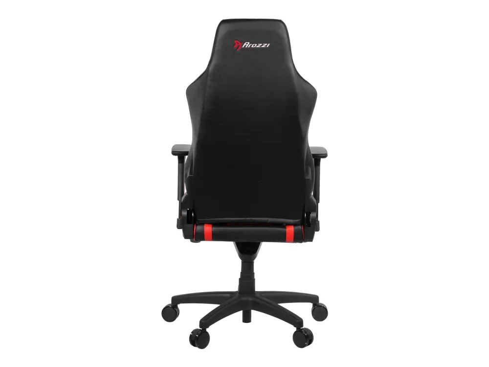 Arozzi Vernazza - Stol - ergonomisk - armstøtter - T-formet - drejeled - metal, polyuretan-læder - rød