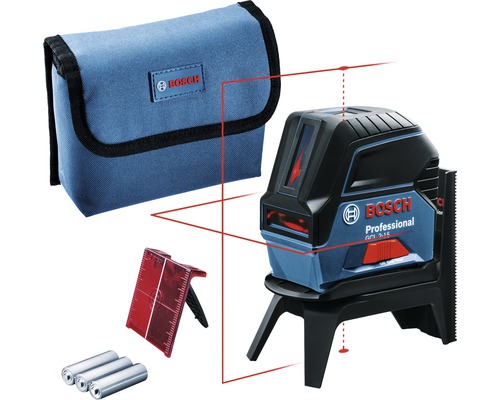 Bosch Professional GCL 2-15 combinatielaser inclusief 3 x 1,5 V LR6 batterijen (AA) en laserdoelplaat