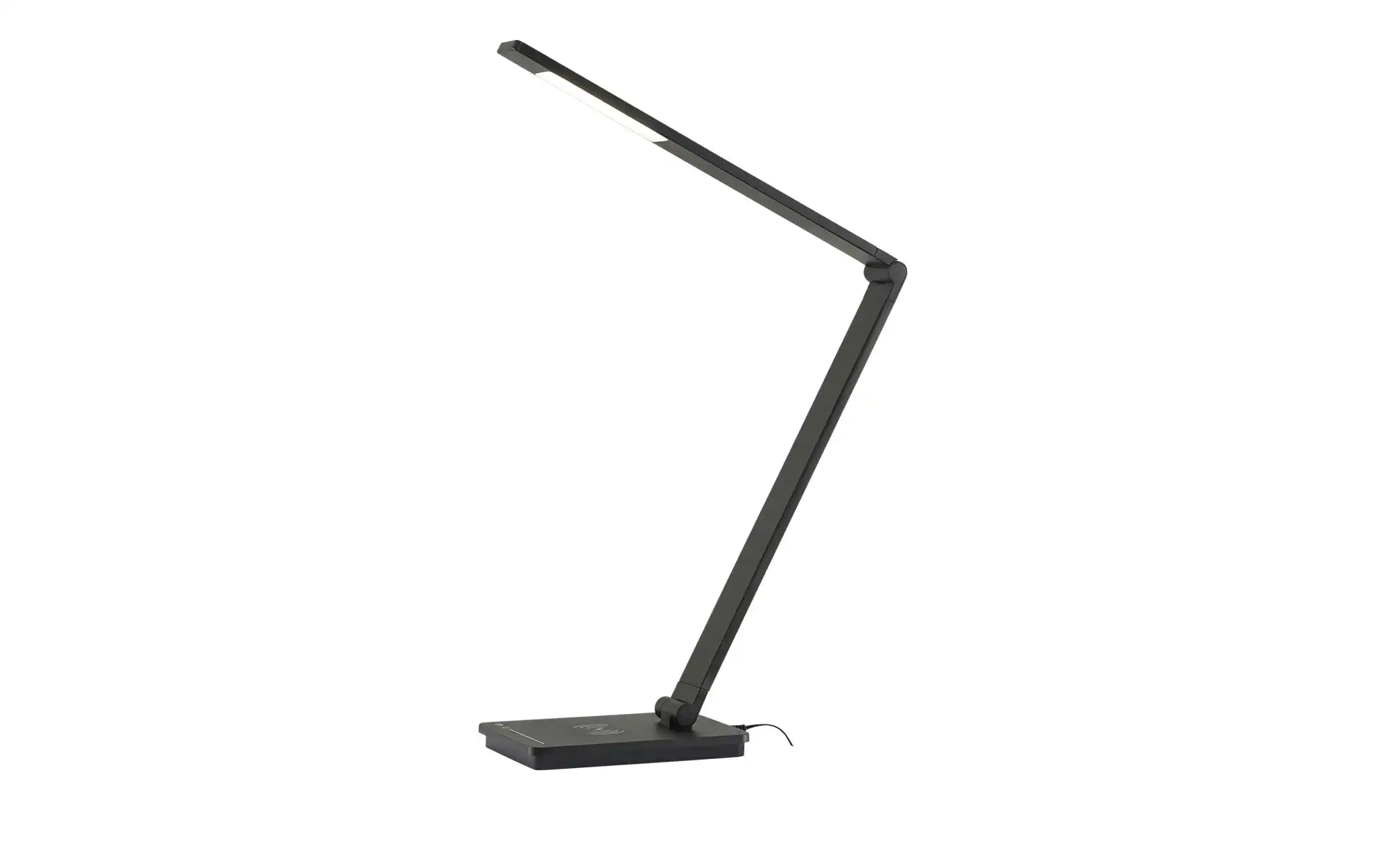 KHG LED-Tischleuchte, schwarz mit Qi-Charger