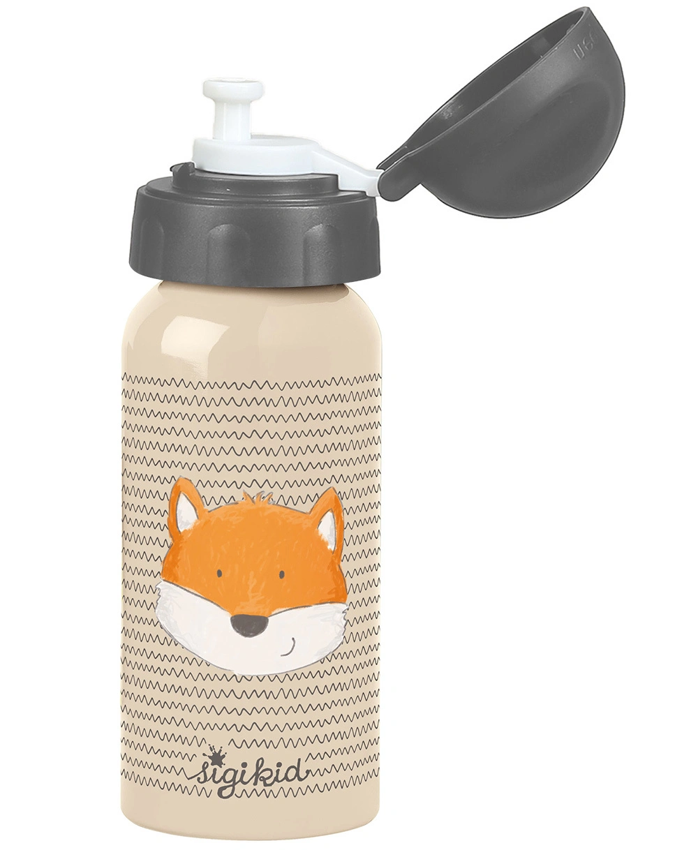 Trinkflasche TIERFREUNDE (400ml) in beige
