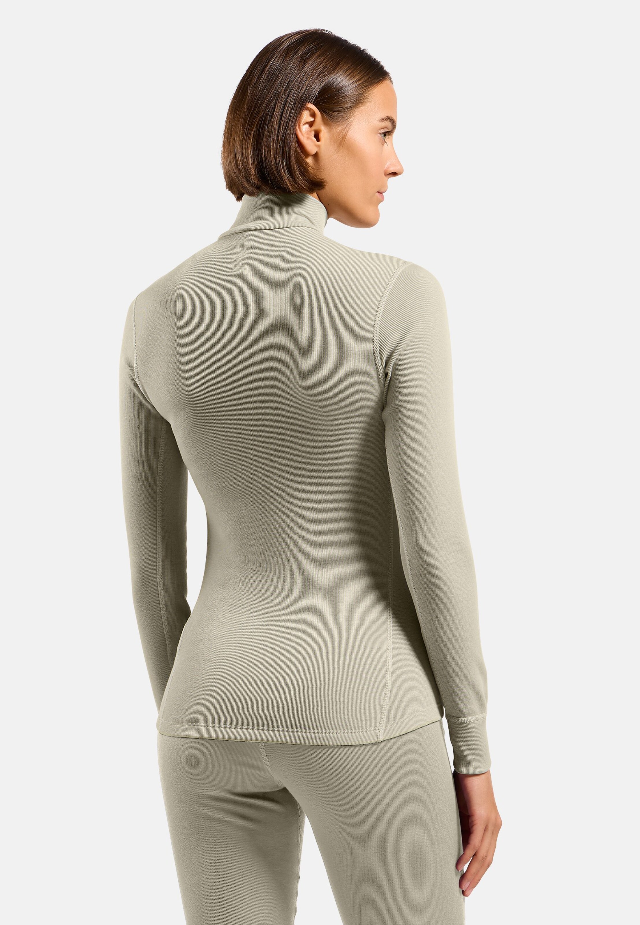 Active Warm Base Layer Half Zip in agate gray